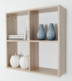 Wandregal, Wandboard, H�ngeregal, Regal Ken63 Sonoma Eiche Dekor