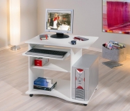 Schreibtisch Arbeitstisch B�rotisch Computertisch PEPE Wei�