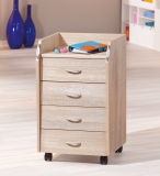 Rollcontainer B�ro-Container NOVI Eiche Sonoma Dekor