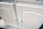 Vitrine Anrichte Buffet Schrank VALENCIA Kiefer Massiv Wei� lackiert