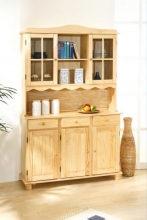 Vitrine Anrichte Buffet Schrank TOSCANA Kiefer Massiv lackiert