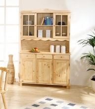 Vitrine Anrichte Buffet Schrank TOSCANA Kiefer Massiv lackiert