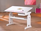 Lerntisch Schreibtisch Kindertisch BARU Kiefer Massiv Wei�