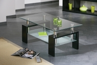 Couchtisch Ziertisch Stubentisch Wohnzimmer-Tisch DANA Glas