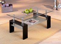 Couchtisch Ziertisch Stubentisch Wohnzimmer-Tisch DANA Glas