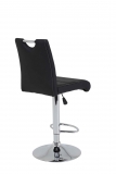 2-er SET Barhocker Hocker Barstuhl Miranda03 Kunstleder Schwarz