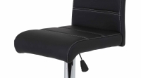2-er SET Barhocker Hocker Barstuhl Miranda03 Kunstleder Schwarz