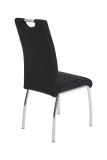 6 St�hle=Set Vierfussstuhl Stuhl Susi S 03 Kunstleder schwarz