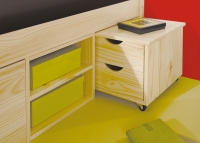 140x200 Bett Funktionsbett Schlafzimmer CLAAS Massivholz Kiefer klar
