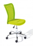 Drehstuhl B�rostuhl Kinder-Stuhl Bonnie Mesh Gr�n mit Rollen