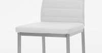4 St�hle=Set Vierfussstuhl Stuhl Simone S 13 Kunstleder Wei�