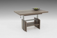 Couchtisch, Stubentisch, Funktionscouchtisch Jerome 22, Wildeiche