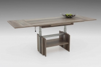 Couchtisch, Stubentisch, Funktionscouchtisch Jerome 22, Wildeiche