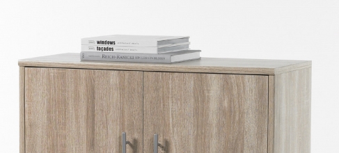 Aktenschrank Schrank Mehrzweckschrank 44118SE1 Sonoma Eiche Nachbildung
