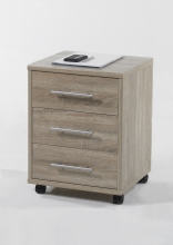 Rollcontainer B�ro-Container 10245SE1 Sonoma Eiche Nachbildung