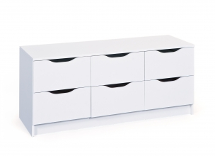 Kommode Stauraum Anrichte Schrank WESTPHALEN6B Wei�
