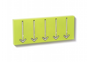 Wandgarderobe Jackenhaken Flurgarderobe B990531-22 Gr�n
