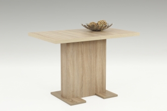 110x69 cm Esstisch, S�ulentisch Britt 63 Sonoma Eiche,ausziehbar
