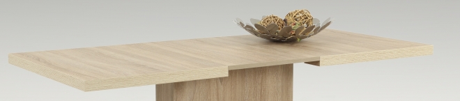 110x69 cm Esstisch, S�ulentisch Britt 63 Sonoma Eiche,ausziehbar
