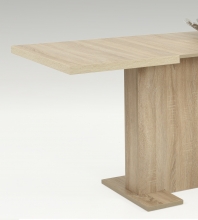 110x69 cm Esstisch, S�ulentisch Britt 63 Sonoma Eiche,ausziehbar