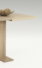 110x69 cm Esstisch, S�ulentisch Britt 63 Sonoma Eiche,ausziehbar