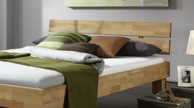 140x200 Bett Futonbett Holzbett Kernbuche Massiv Julia140E ge�lt