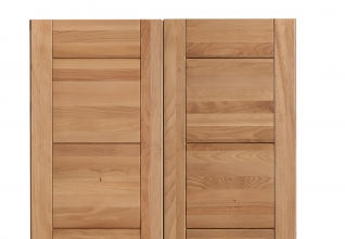 2-trg. Schrank Kleiderschrank Schlafzimmerschrank Kernbuche massiv ge�lt