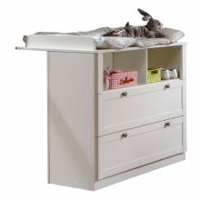 3tlg. Babyzimmer Kinderzimmer Komplettset Filou Wei�