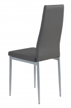 4 St�hle=Set Vierfussstuhl Stuhl Simone S 52 Kunstleder Grau