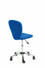 Drehstuhl Brostuhl Kinder-Stuhl Schreibtischstuhl MALI Blue mit Rollen