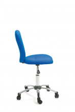 Drehstuhl Brostuhl Kinder-Stuhl Schreibtischstuhl MALI Blue mit Rollen