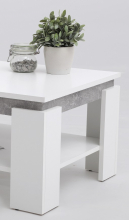 Couchtisch Stubentisch Tisch Tim II 13/04 Dekor Wei� Beton
