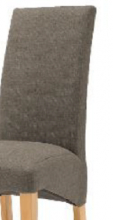 6 St�hle=Set Stuhl K�chenstuhl Esszimmerstuhl Polsterstuhl Foxi FOBNMETA Taupe Buche