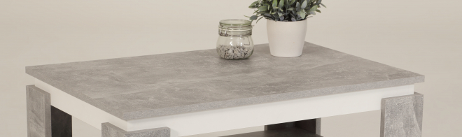 Couchtisch Stubentisch Tisch Tim II 04/13 Dekor Beton Wei�