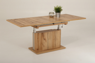 Tisch Couchtisch Achim 49 Alteiche Ausziehbar H�henverstellbar Esstischh�he