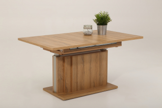 Tisch Couchtisch Achim 49 Alteiche Ausziehbar H�henverstellbar Esstischh�he