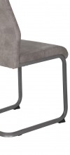 4 Freischwinger=Set Schwing-Stuhl Freischwinger Schwinger Christina II 50 Grau