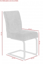 2-er Set Freischwinger Schwinger Stuhl K�chenstuhl Luise 46 Vintage Anthrazit
