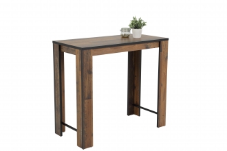 120x58 cm Tisch Esstisch Bartisch Frieda II 82/03 Oldwood Schwarz, mit Dickkante