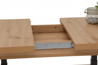Funktionstisch Couchtisch Tisch Gustav 10/28 Artisan Eiche & Anthrazit, Ausziehbar, Verstellbar
