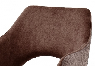 6 Armlehnst�hle=Set K�chenstuhl Stuhl Cocktailsessel VALLETTA Rostbraun VAXS90RB