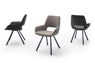 4 Armlehnst�hle=Set K�chenstuhl 4-Fu� Stuhl Cocktailsessel PARANA1 Melange P14A81MN