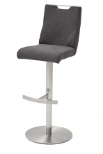 4-er SET Barhocker Hocker Barstuhl GIULIA C Feingewebe Anthrazit GBCE36AN