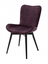 4 St�hle=Set K�chenstuhl Esszimmerstuhl 4-Fu� Stuhl SARANDER Bordeaux lackiert S1SAAMBO
