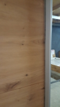 Schwebet�ren Schrank EASY PLUS Kleiderschrank Artisan Eiche NB Spiegel Versand m�glich B�H