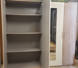 Kleiderschrank FRANZISKA 4t�rig Spiegel Versand m�glich B�H