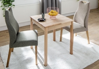 70x70 cm Esstisch K�chentisch Tisch ALFONS Wildeiche massiv ge�lt ALF070WE