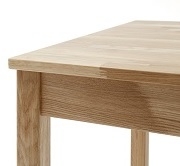 110x70 cm Esstisch K�chentisch Tisch ALFONS Wildeiche massiv ge�lt ALF110WE