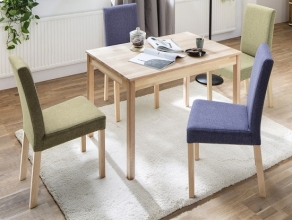 110x70 cm Esstisch K�chentisch Tisch ALFONS Wildeiche massiv ge�lt ALF110WE