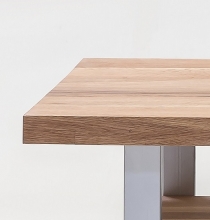 Couchtisch Beistelltisch Tisch Wohnzimmertisch 2 2 8 3 Wildeiche Naturbelassen Ge�lt